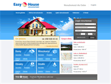 Tablet Screenshot of easyhouse.pl